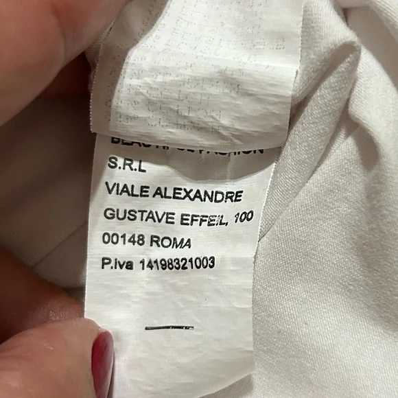 White T-shirt embroidered - Picture 3 of 5